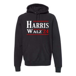 Kamala Harris Tim Walz 2024 Election Harris Walz 2024 Premium Hoodie