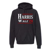 Kamala Harris Tim Walz 2024 Election Harris Walz 2024 Premium Hoodie