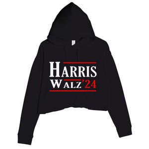 Kamala Harris Tim Walz 2024 Election Harris Walz 2024 Crop Fleece Hoodie