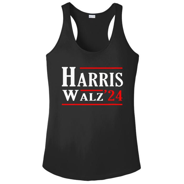 Kamala Harris Tim Walz 2024 Election Harris Walz 2024 Ladies PosiCharge Competitor Racerback Tank