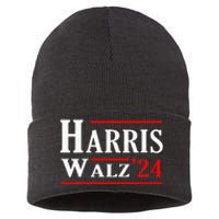 Kamala Harris Tim Walz 2024 Election Harris Walz 2024 Sustainable Knit Beanie