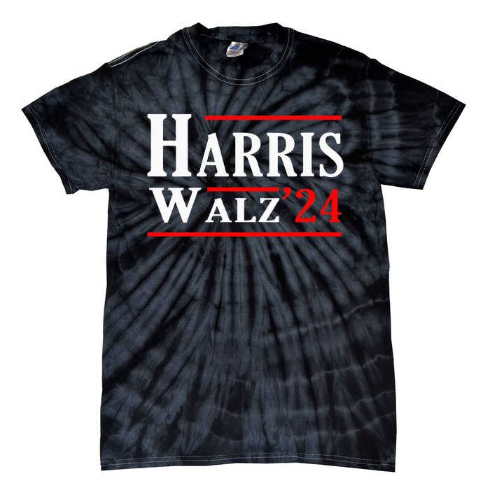 Kamala Harris Tim Walz 2024 Election Harris Walz 2024 Tie-Dye T-Shirt