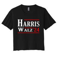 Kamala Harris Tim Walz 2024 Election Harris Walz 2024 Women's Crop Top Tee