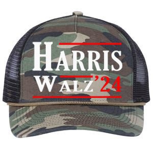 Kamala Harris Tim Walz 2024 Election Harris Walz 2024 Retro Rope Trucker Hat Cap