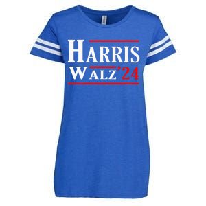 Kamala Harris Tim Walz 2024 Election Harris Walz 2024 Enza Ladies Jersey Football T-Shirt