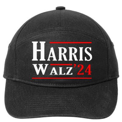 Kamala Harris Tim Walz Waltz 2024 7-Panel Snapback Hat