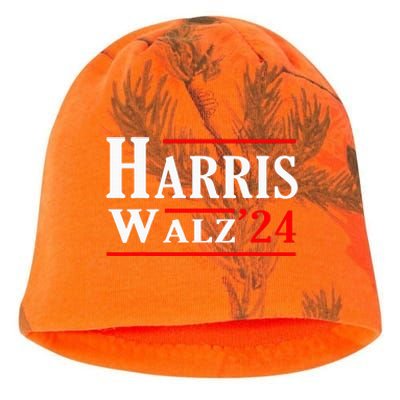 Kamala Harris Tim Walz Waltz 2024 Kati - Camo Knit Beanie