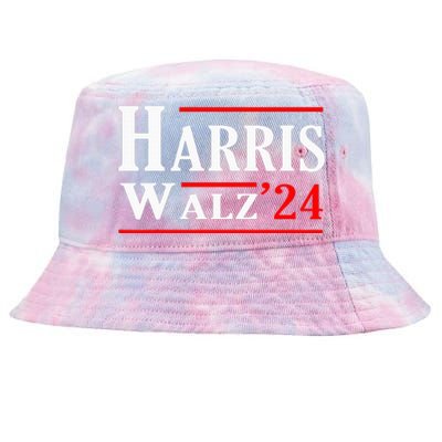 Kamala Harris Tim Walz Waltz 2024 Tie-Dyed Bucket Hat