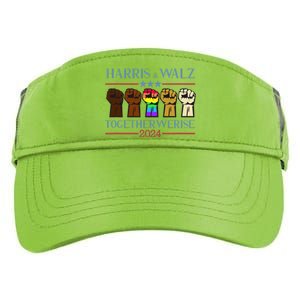 Kamala Harris Tim Walz 2024 Election Lgbt Adult Drive Performance Visor