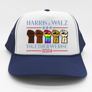 Kamala Harris Tim Walz 2024 Election Lgbt Trucker Hat