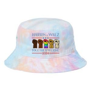 Kamala Harris Tim Walz 2024 Election Lgbt Tie Dye Newport Bucket Hat