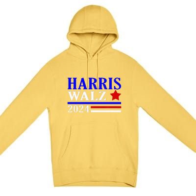 Kamala Harris Tim Walz Waltz 2024 Election Democrat Usa 2024 Premium Pullover Hoodie