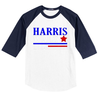 Kamala Harris Tim Walz Waltz 2024 Election Democrat Usa 2024 Baseball Sleeve Shirt