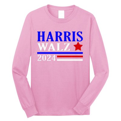 Kamala Harris Tim Walz Waltz 2024 Election Democrat Usa 2024 Long Sleeve Shirt