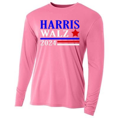 Kamala Harris Tim Walz Waltz 2024 Election Democrat Usa 2024 Cooling Performance Long Sleeve Crew