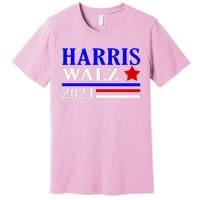 Kamala Harris Tim Walz Waltz 2024 Election Democrat Usa 2024 Premium T-Shirt