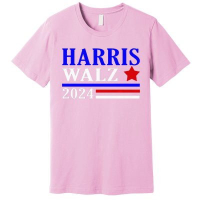 Kamala Harris Tim Walz Waltz 2024 Election Democrat Usa 2024 Premium T-Shirt