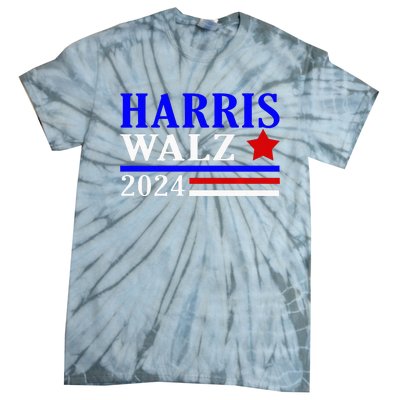 Kamala Harris Tim Walz Waltz 2024 Election Democrat Usa 2024 Tie-Dye T-Shirt