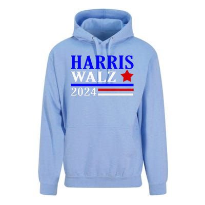 Kamala Harris Tim Walz Waltz 2024 Election Democrat Usa 2024 Unisex Surf Hoodie