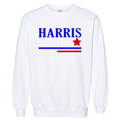 Kamala Harris Tim Walz Waltz 2024 Election Democrat Usa 2024 Garment-Dyed Sweatshirt