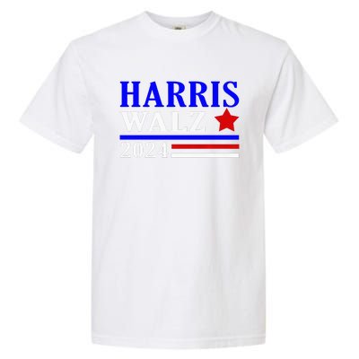 Kamala Harris Tim Walz Waltz 2024 Election Democrat Usa 2024 Garment-Dyed Heavyweight T-Shirt