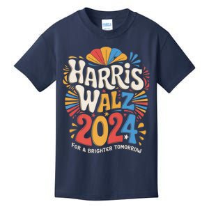 Kamala Harris Tim Waltz Campaign Harris Walz 2024 Election Kids T-Shirt