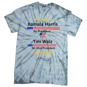 Kamala Harris Tim Walz For President And Vice President Vote Tie-Dye T-Shirt