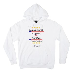 Kamala Harris Tim Walz For President And Vice President Vote Hoodie