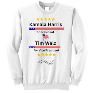 Kamala Harris Tim Walz For President And Vice President Vote Sweatshirt