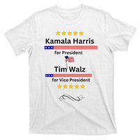 Kamala Harris Tim Walz For President And Vice President Vote T-Shirt