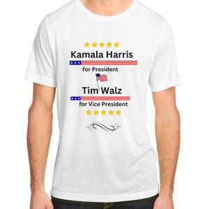 Kamala Harris Tim Walz For President And Vice President Vote Adult ChromaSoft Performance T-Shirt