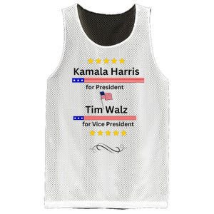 Kamala Harris Tim Walz For President And Vice President Vote Mesh Reversible Basketball Jersey Tank