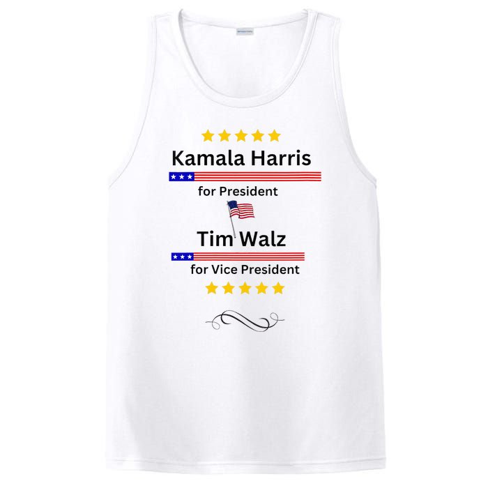 Kamala Harris Tim Walz For President And Vice President Vote PosiCharge Competitor Tank