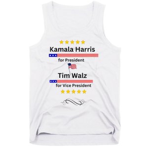 Kamala Harris Tim Walz For President And Vice President Vote Tank Top