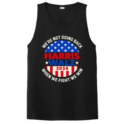 Kamala Harris Tim Walz 2024 When We Fight We Win PosiCharge Competitor Tank