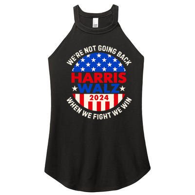 Kamala Harris Tim Walz 2024 When We Fight We Win Women's Perfect Tri Rocker Tank