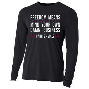 Kamala Harris Tim Walz For President And Vice President Cooling Performance Long Sleeve Crew