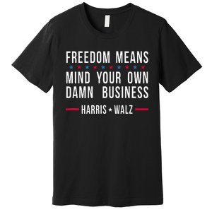 Kamala Harris Tim Walz For President And Vice President Premium T-Shirt