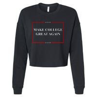 Kamala Harris Tim Walz Mind Your Own Damn Business Vintage Cropped Pullover Crew