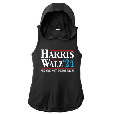 Kamala Harris Tim Walz Waltz Harris Waltz 2024 Vp Election Ladies PosiCharge Tri-Blend Wicking Draft Hoodie Tank