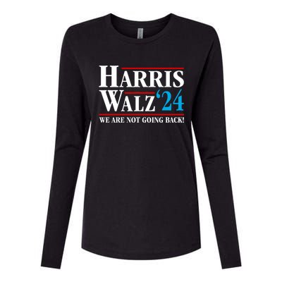 Kamala Harris Tim Walz Waltz Harris Waltz 2024 Vp Election Womens Cotton Relaxed Long Sleeve T-Shirt