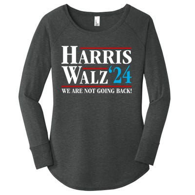 Kamala Harris Tim Walz Waltz Harris Waltz 2024 Vp Election Women's Perfect Tri Tunic Long Sleeve Shirt