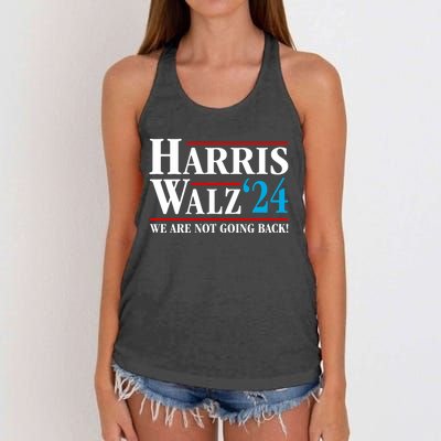 Kamala Harris Tim Walz Waltz Harris Waltz 2024 Vp Election Women's Knotted Racerback Tank