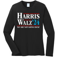 Kamala Harris Tim Walz Waltz Harris Waltz 2024 Vp Election Ladies Long Sleeve Shirt