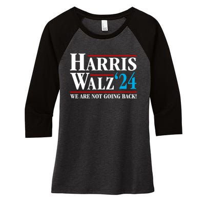 Kamala Harris Tim Walz Waltz Harris Waltz 2024 Vp Election Women's Tri-Blend 3/4-Sleeve Raglan Shirt