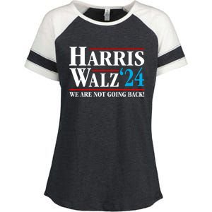 Kamala Harris Tim Walz Waltz Harris Waltz 2024 Vp Election Enza Ladies Jersey Colorblock Tee