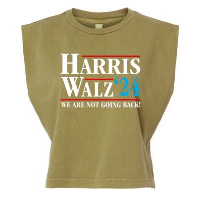 Kamala Harris Tim Walz Waltz Harris Waltz 2024 Vp Election Garment-Dyed Women's Muscle Tee