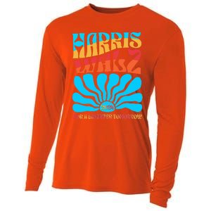 Kamala Harris Tim Walz Waltz Cooling Performance Long Sleeve Crew