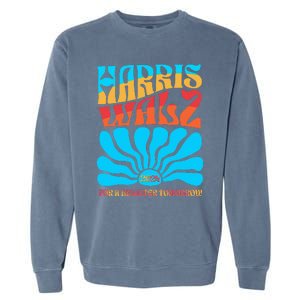 Kamala Harris Tim Walz Waltz Garment-Dyed Sweatshirt