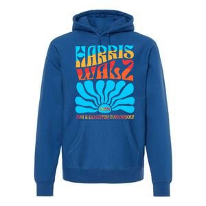 Kamala Harris Tim Walz Waltz Premium Hoodie